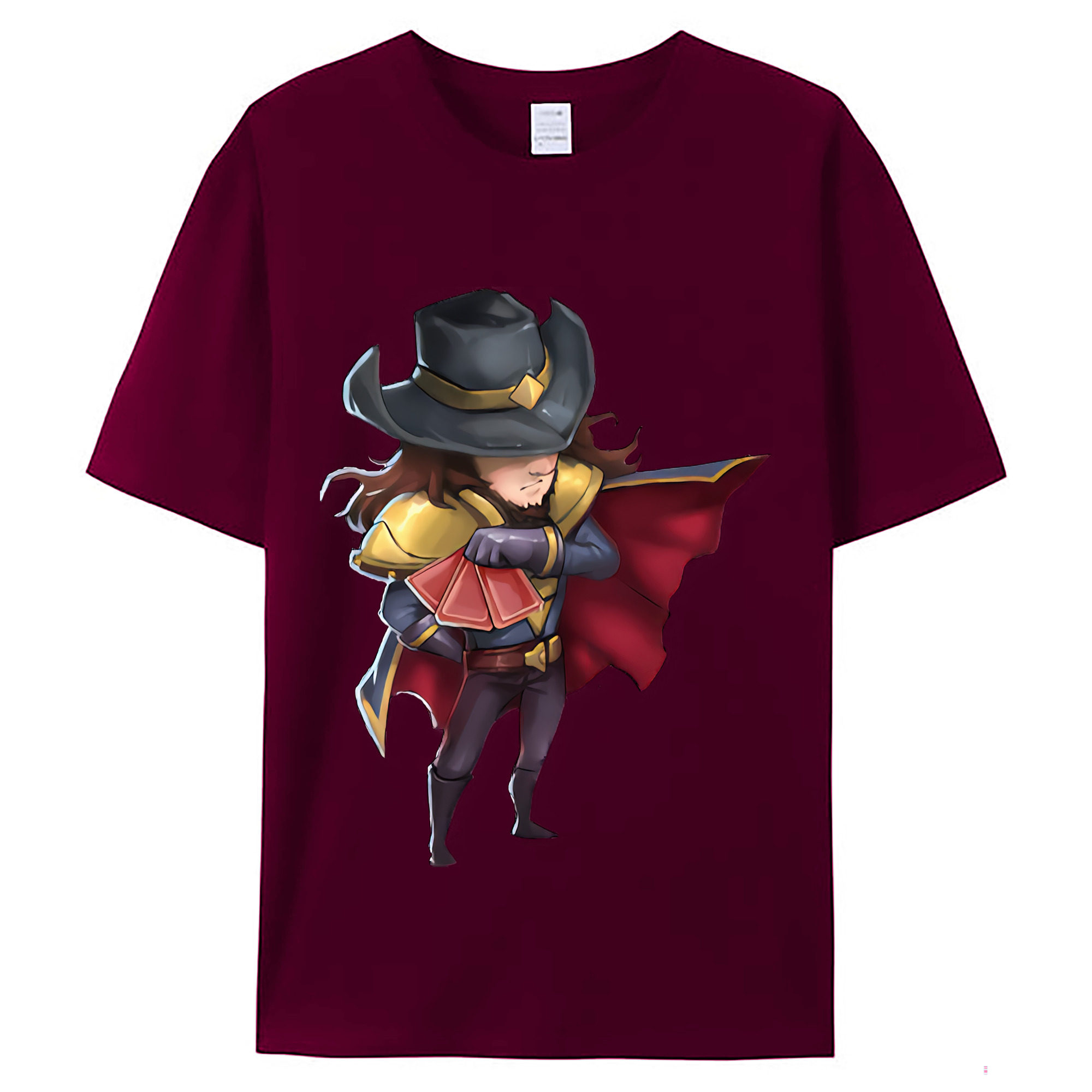 （画像用） リーグ・オブ・レジェンド League of Legends LOL レディースカジュアルプリントTシャツ（綿100％）